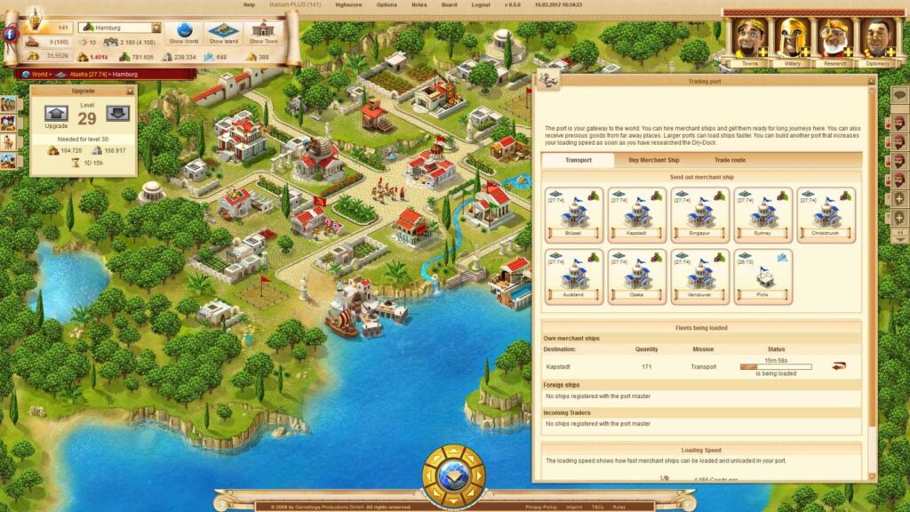 Ikariam gra strategia Antyczna Grecja