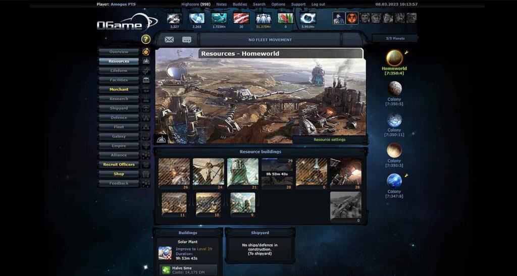 OGame poradnik MMORTS